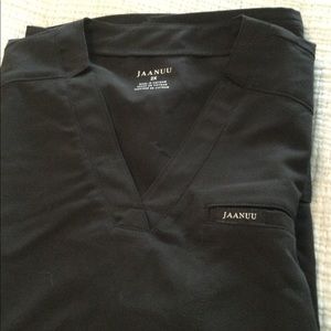 NWT black relaxed fit scrub top